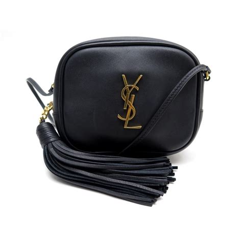 ysl blogger bag 425317|SAINT LAURENT 425317 Tassel Logo Blogger Shoulder Bag .